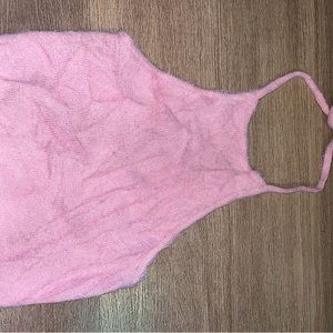 Fuzzy Halter Top